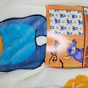 Disney Stitch plush throw blanket